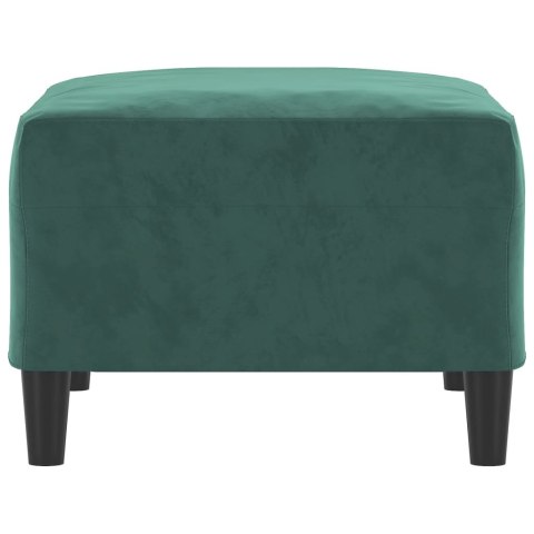 PODNÓŻEK CIEMNOZIELONY 70X55X41CM AKSAMIT