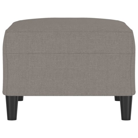 PODNÓŻEK TAUPE 70X55X41CM TAPICEROWANY TKANINĄ