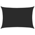 ŻAGIEL PRZECIWSŁONECZNY WODOODPORNY OGRODOWY MARKIZA TARAS CZARNY 5X6M