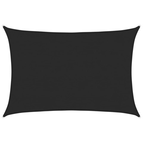 ŻAGIEL PRZECIWSŁONECZNY WODOODPORNY OGRODOWY MARKIZA TARAS CZARNY 5X6M
