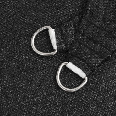 ŻAGIEL PRZECIWSŁONECZNY WODOODPORNY OGRODOWY MARKIZA TARAS CZARNY 5X6M