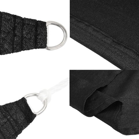 ŻAGIEL PRZECIWSŁONECZNY WODOODPORNY OGRODOWY MARKIZA TARAS CZARNY 5X6M