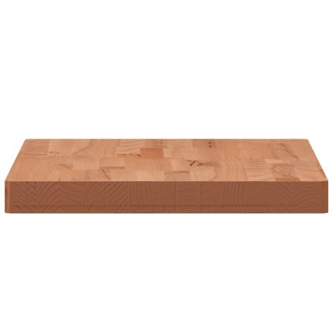 BLAT DO STOŁU 60X40X4CM PROSTOKĄTNY LITE DREWNO BUKOWE