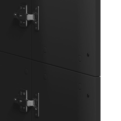 WYSOKA SZAFKA CZARNA 60X35X180CM