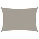 ŻAGIEL PRZECIWSŁONECZNY WODOODPORNY OGRODOWY MARKIZA TARAS JASNOSZARY 2,5X4M