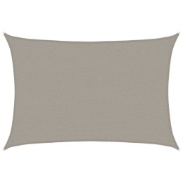 ŻAGIEL PRZECIWSŁONECZNY WODOODPORNY OGRODOWY MARKIZA TARAS JASNOSZARY 2,5X4M