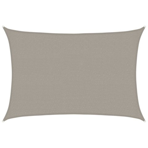 ŻAGIEL PRZECIWSŁONECZNY WODOODPORNY OGRODOWY MARKIZA TARAS JASNOSZARY 2,5X4M