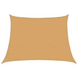 ŻAGIEL PRZECIWSŁONECZNY OGRODOWY MARKIZA TARAS TRAPEZ JASNOSZARY 4/5X3M