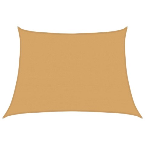 ŻAGIEL PRZECIWSŁONECZNY OGRODOWY MARKIZA TARAS TRAPEZ JASNOSZARY 4/5X3M