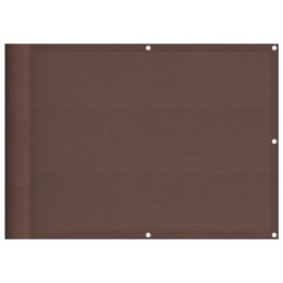 PARAWAN BALKONOWY OSŁONA OGRODOWA TARASOWA BRĄZOWY 75X1000CM OXFORD