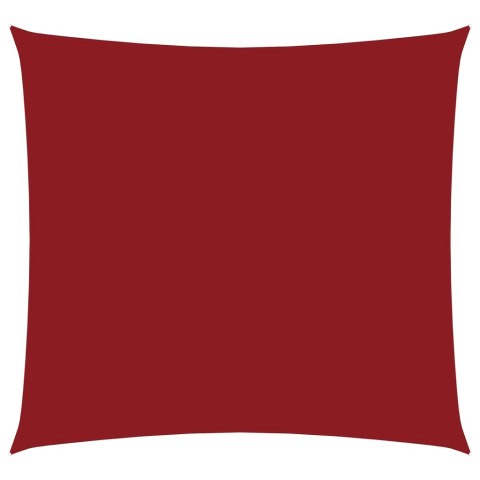ŻAGIEL PRZECIWSŁONECZNY WODOODPORNY OGRODOWY MARKIZA TARAS 2,5X2,5M CZERWONY