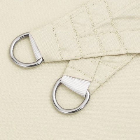 ŻAGIEL PRZECIWSŁONECZNY WODOODPORNY OGRODOWY MARKIZA TARASOWY 5X5M KREMOWY