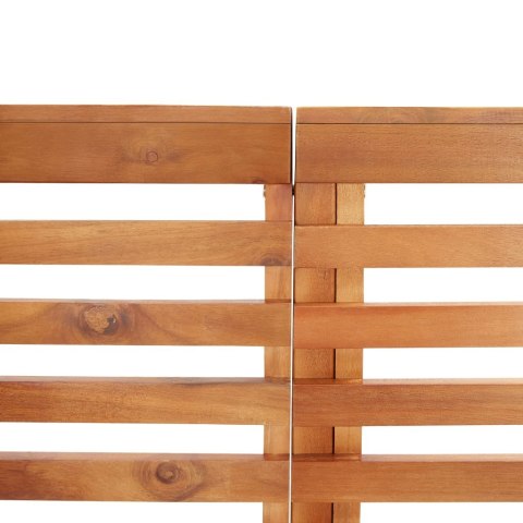 NAROŻNA ŁAWKA OGRODOWA 140CM LITE DREWNO AKACJOWE