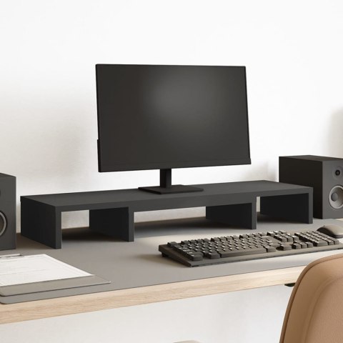 PODSTAWKA POD MONITOR REGULOWANA CZARNA 80X24X10,5CM