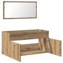 SZAFKA ŁAZIENKOWA Z LUSTREM DĄB ARTISAN