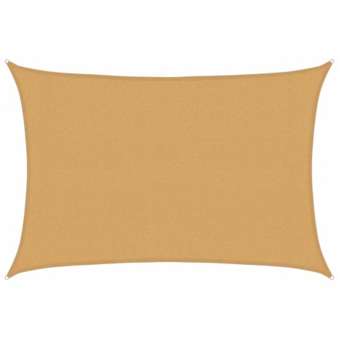 ŻAGIEL PRZECIWSŁONECZNY WODOODPORNY OGRODOWY MARKIZA TARAS PIASKOWY 3X4M