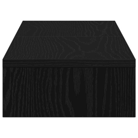 PODSTAWKA POD MONITOR REGULOWANA CZARNY DĄB 80X24X10,5CM