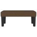 ŁAWKA CIEMNOBRĄZOWA 70X30X30CM TAPICEROWANA TKANINĄ
