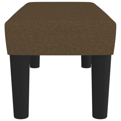 ŁAWKA CIEMNOBRĄZOWA 70X30X30CM TAPICEROWANA TKANINĄ