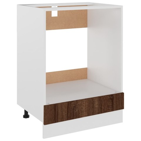 SZAFKA POD PIEKARNIK BRĄZOWY DĄB 60X46X81,5CM