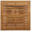 STOLIK BAROWY SZARY 80X80X110CM RATTAN PE I AKACJA