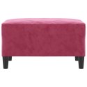 PODNÓŻEK CZERWONE WINO 70X55X41CM AKSAMIT