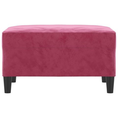 PODNÓŻEK CZERWONE WINO 70X55X41CM AKSAMIT