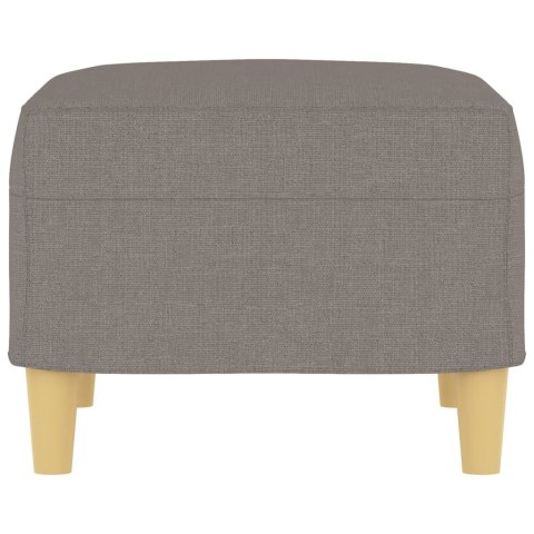 PODNÓŻEK TAUPE 60X50X41CM TAPICEROWANY TKANINĄ