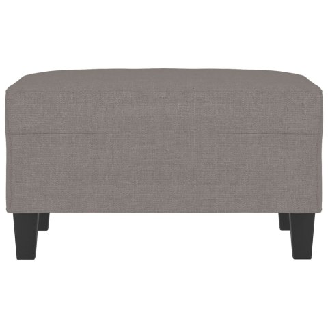 PODNÓŻEK TAUPE 70X55X41CM TAPICEROWANY TKANINĄ