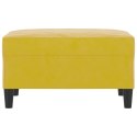 PODNÓŻEK ŻÓŁTY 70X55X41CM AKSAMIT