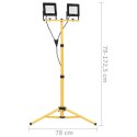 REFLEKTOR LED ZE STOJAKIEM 2X50 W ZIMNE BIAŁE ŚWIATŁO