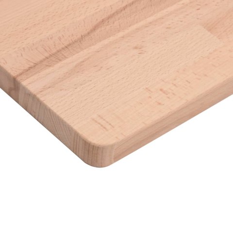 BLAT DO ŁAZIENKI 80X40X2,5CM LITE DREWNO BUKOWE