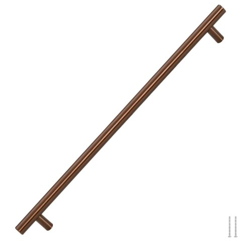 UCHWYTY DO SZAFEK 5 SZT. BRĄZ 480MM STAL NIERDZEWNA