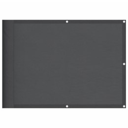 PARAWAN BALKONOWY OSŁONA NA BALKON TARAS ANTRACYT 75X700CM WODOODPORNY