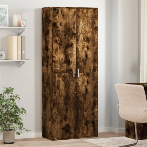 WYSOKA SZAFKA PRZYDYMIONY DĄB 70X35X180CM