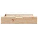 SZUFLADY POD ŁÓŻKO Z KÓŁKAMI 2 SZT. 85X55X16CM SOSNA