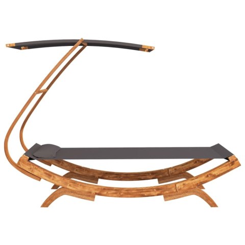 HAMAK Z ZADASZENIEM 100X198X150CM LITE DREWNO ŚWIERKOWE