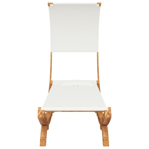 HAMAK Z ZADASZENIEM 100X216X162CM LITE DREWNO ŚWIERKOWE