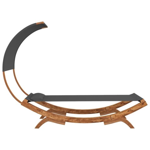 HAMAK Z ZADASZENIEM 100X216X162CM LITE DREWNO ŚWIERKOWE