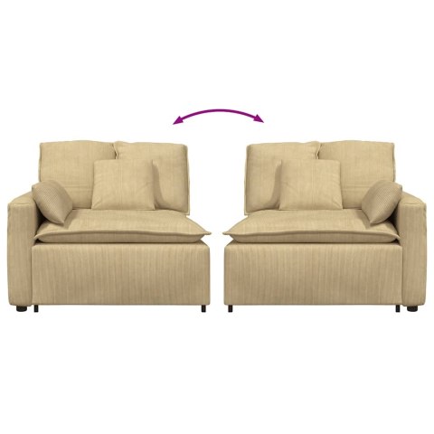 MODUŁOWY PODŁOKIETNIK SOFY MODUŁOWEJ Z PODUSZKAMI