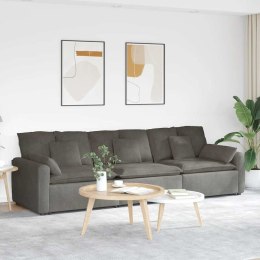 SOFA MODUŁOWA Z PODUSZKAMI JASNOSZARA