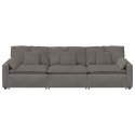 SOFA MODUŁOWA Z PODUSZKAMI JASNOSZARA