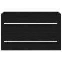 SZAFKA POD UMYWALKĘ CZARNY DĄB 80X38,5X48CM
