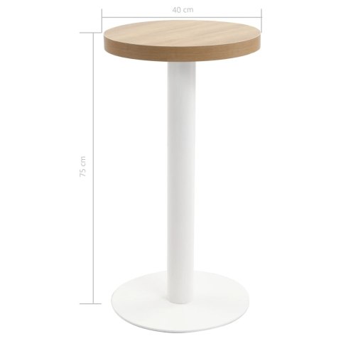 STOLIK BISTRO KOLOR JASNY BRĄZ 40CM