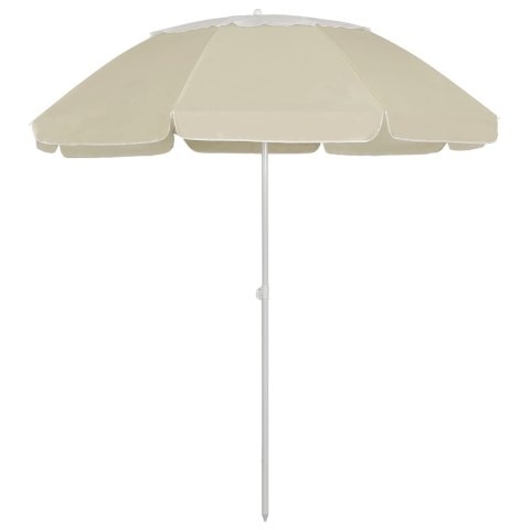 PARASOL PLAŻOWY PIASKOWY ŻÓŁTY 300CM