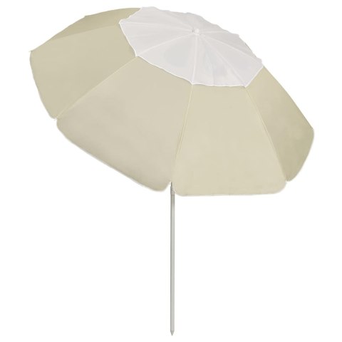 PARASOL PLAŻOWY PIASKOWY ŻÓŁTY 300CM