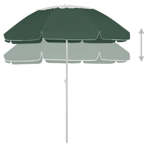 PARASOL PLAŻOWY ZIELONY 300CM