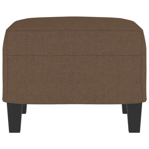 PODNÓŻEK BRĄZOWY 60X50X41CM TAPICEROWANY TKANINĄ