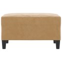 PODNÓŻEK BRĄZOWY 70X55X41CM AKSAMIT