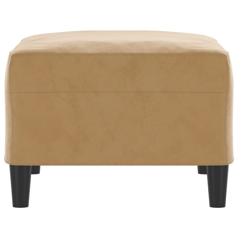 PODNÓŻEK BRĄZOWY 70X55X41CM AKSAMIT